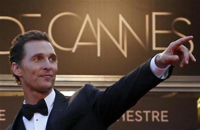 Cast member McConaughey arrives on the red carpet for the screening of the film Mud at the 65th Cannes Film Festival